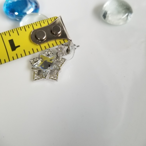 🌟Swarovski All Stars Aligned Drop Earrings Dangle Earrings Fairy Sparkle🌟🌟 - Picture 2 of 8